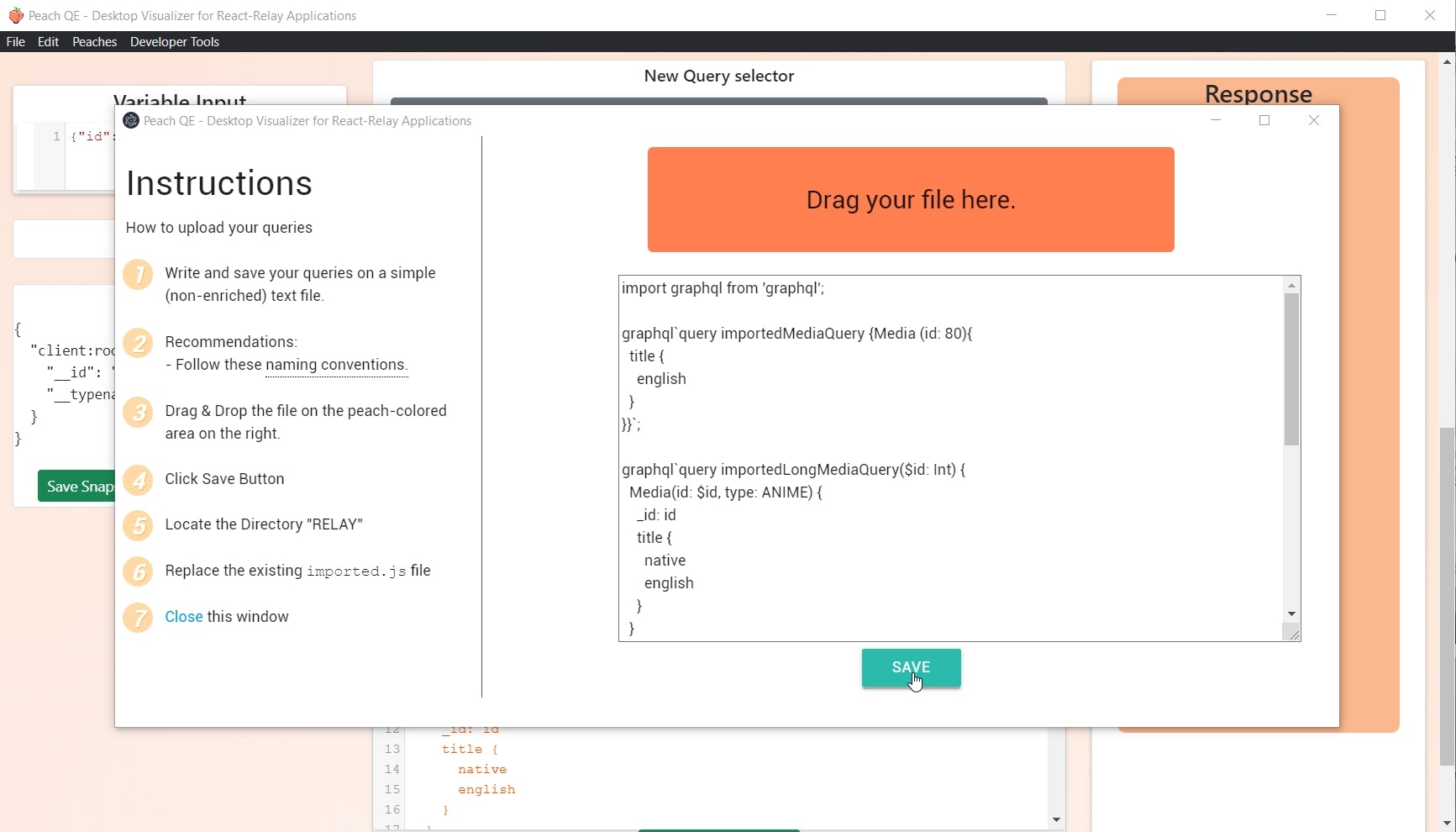 Peach QE - Relay Visualizer gallery image