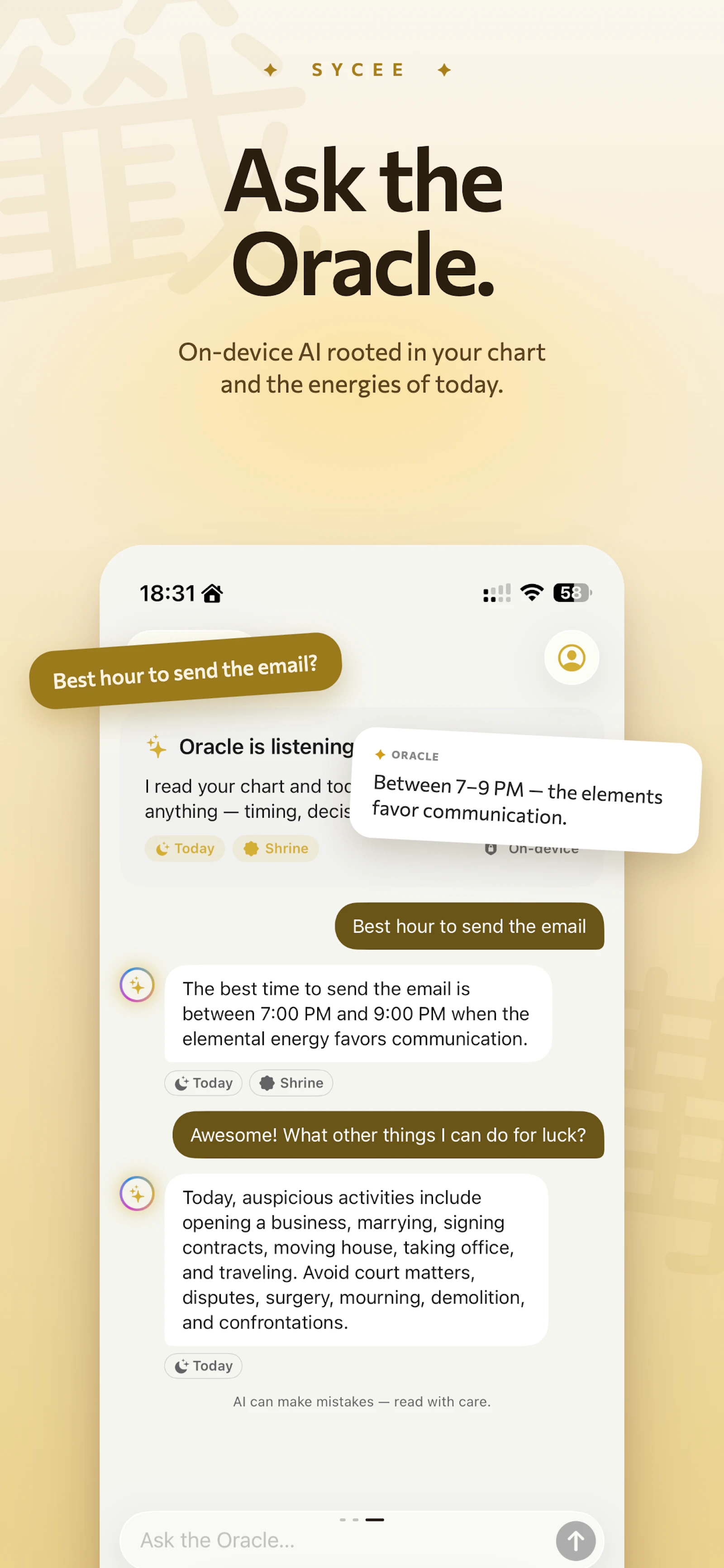 Sycee — Your Zodiac Guide screenshot 3