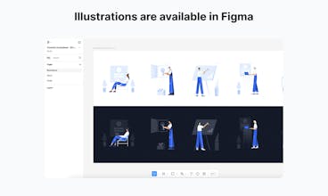 Flowbite Illustrations gallery image