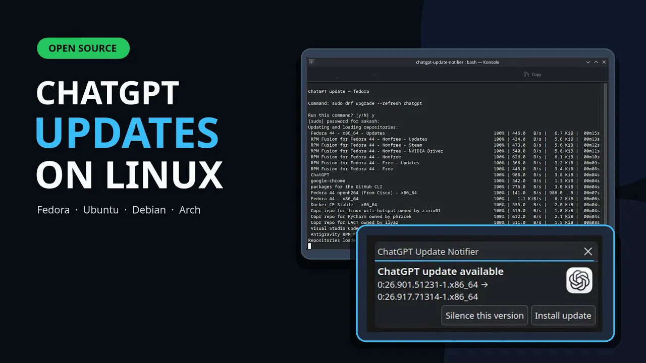 ChatGPT Update Notifier gallery image
