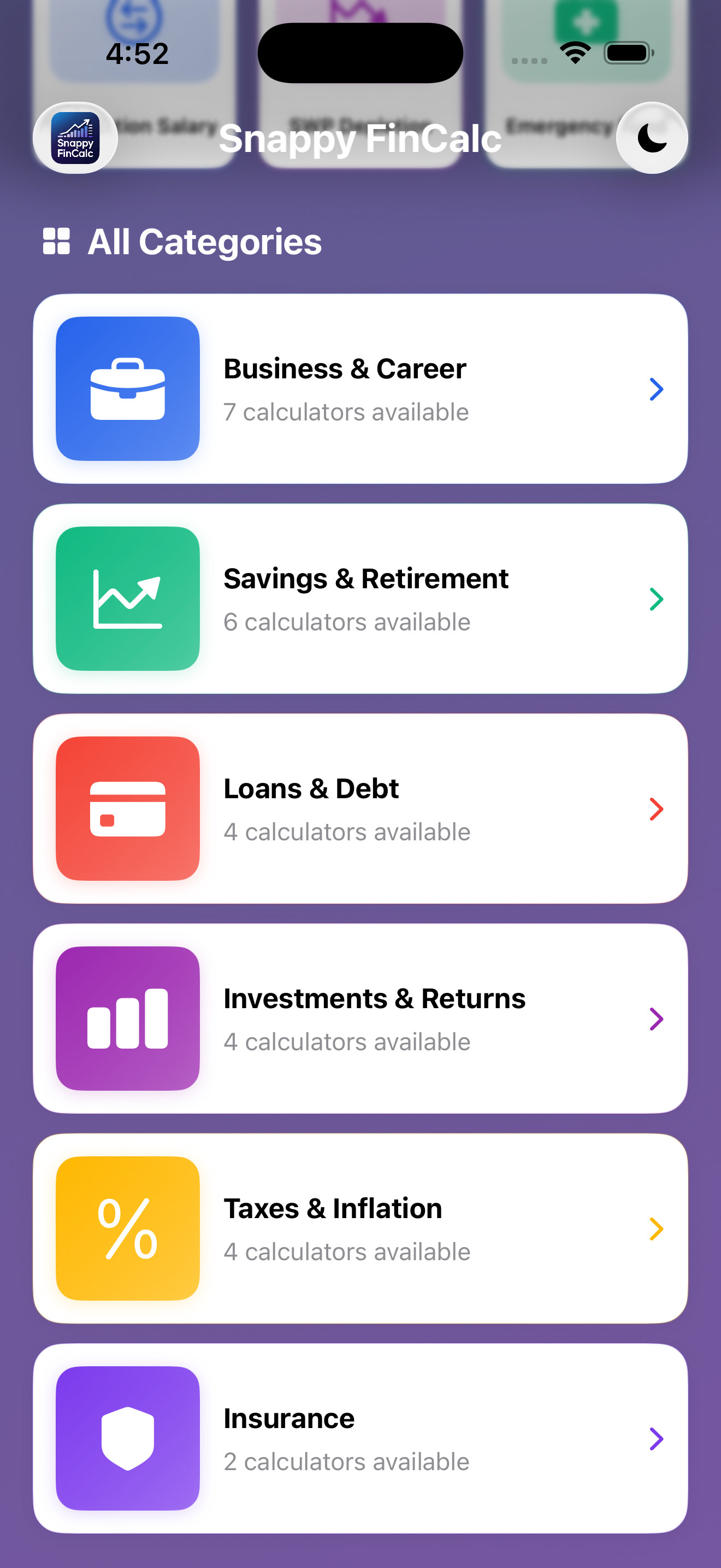 Snappy FinCalc gallery image