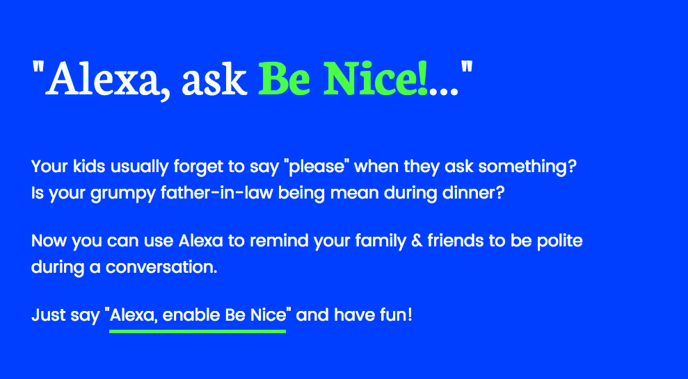Be Nice! gallery image