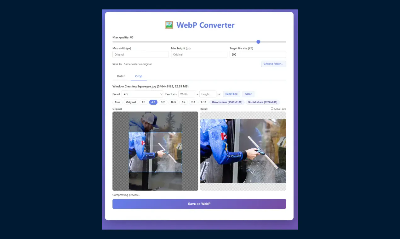 WebP Converter gallery image