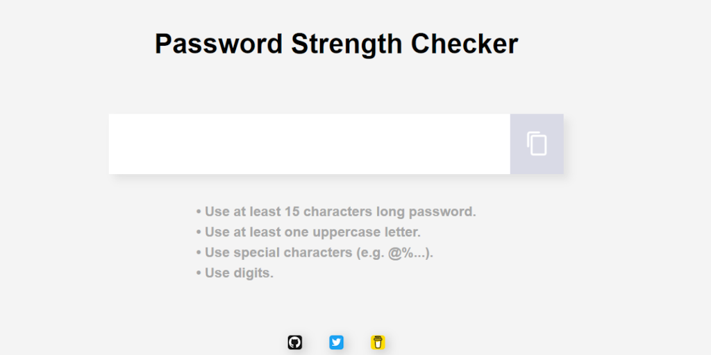 Password Strength Checker: Create a strong password in a simple and fun ...