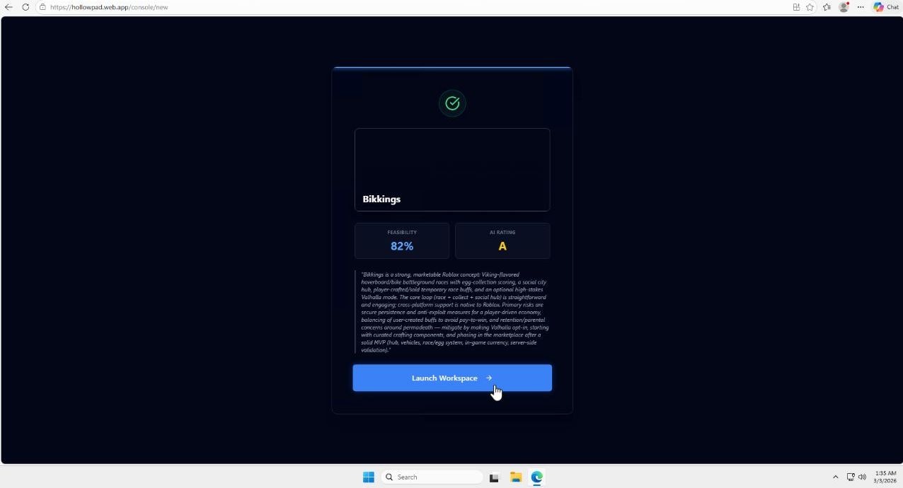 Hollowpad - Screenshot 4 showing product features and functionality