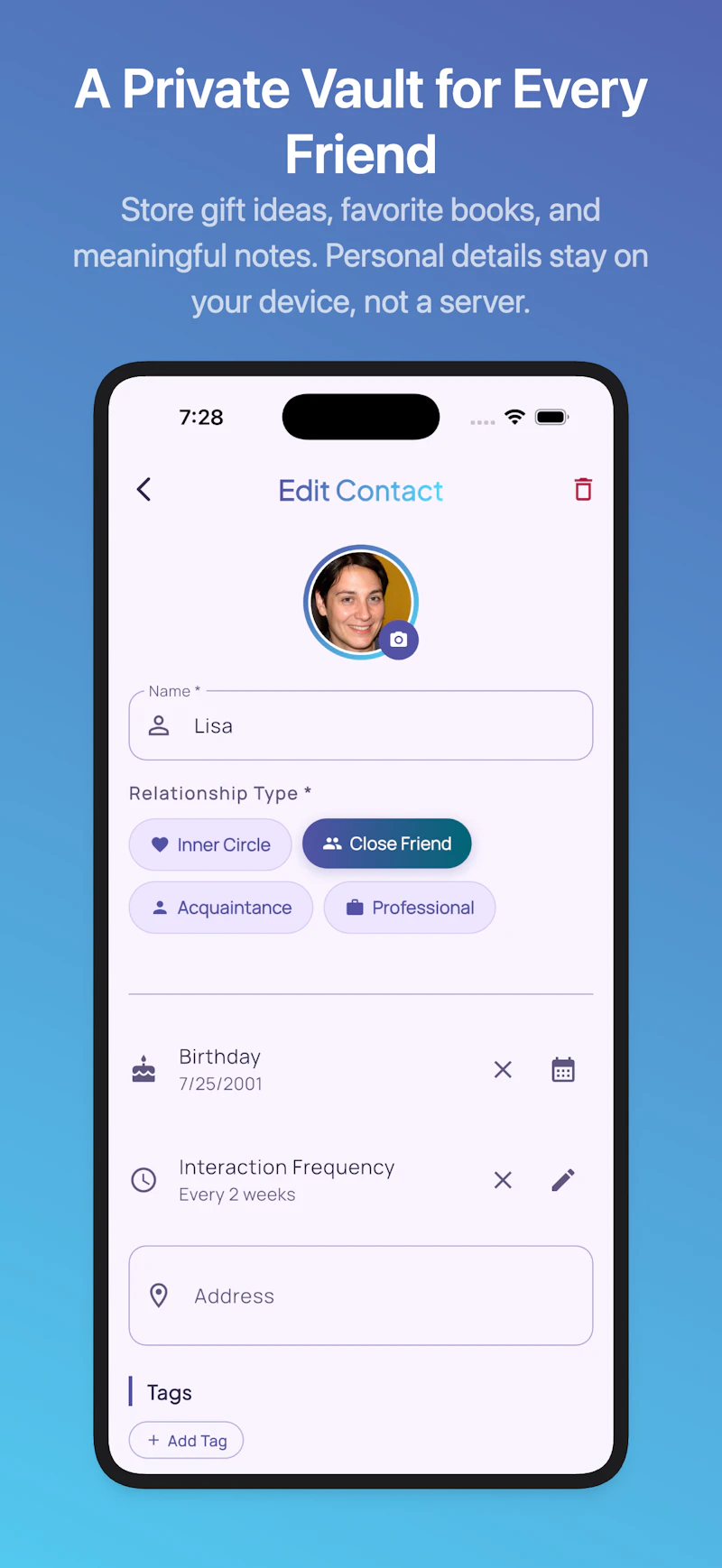 FriendVault screenshot 3