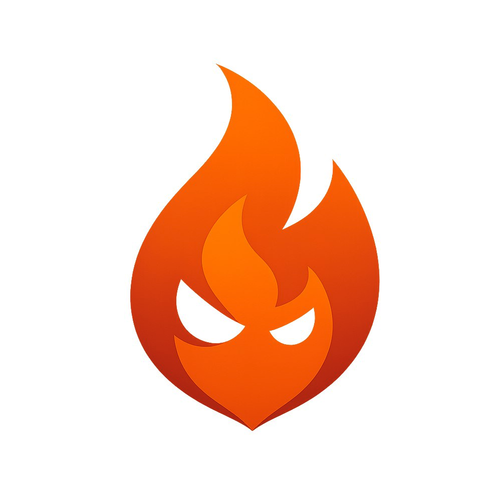 RoastMySite - Product Hunt launch logo and brand identity