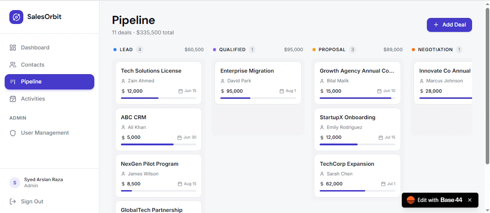 SalesOrbit CRM screenshot 3