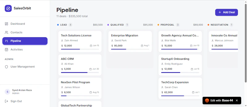 SalesOrbit CRM screenshot 3