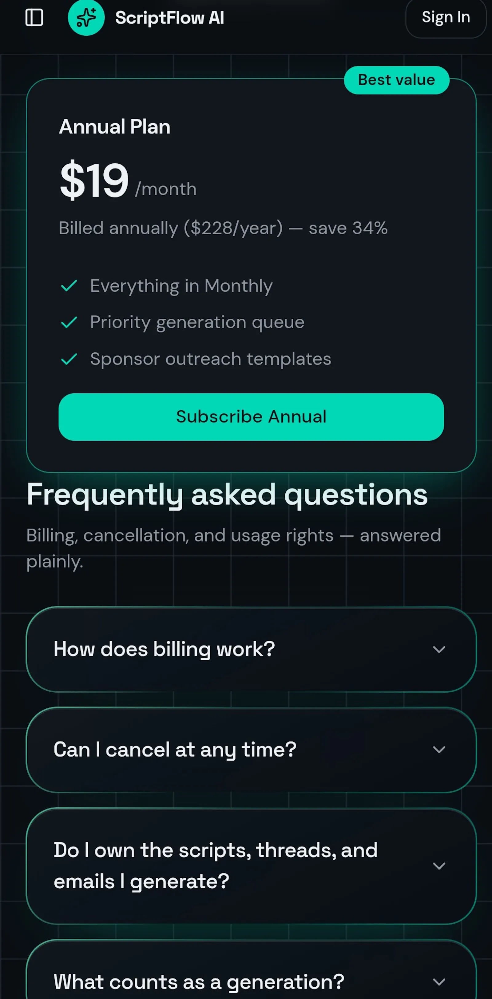 ScriptFlow AI  screenshot 3