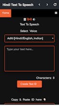Hindi TTS - Hindi Text To Speech gallery image