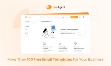 LiveAgent Email Templates gallery image
