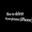 Delete all iPhone pictures without a computer
