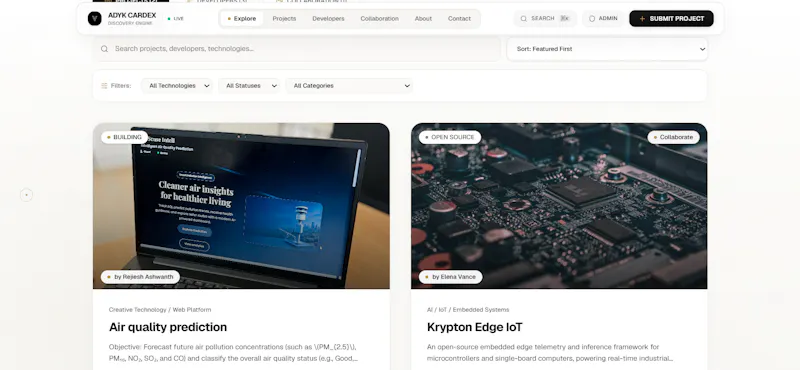 ADYK CARDEX screenshot 2