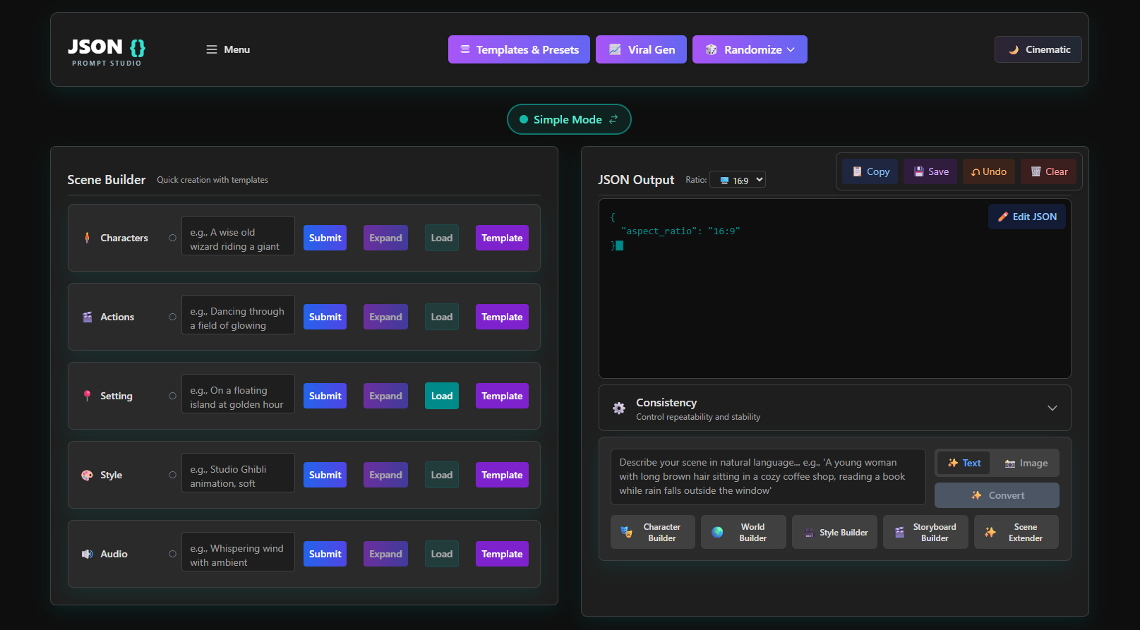 JSON Prompt Studio gallery image