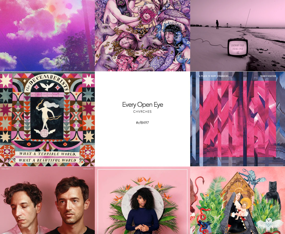 ALBUM COLORS OF THE YEAR
