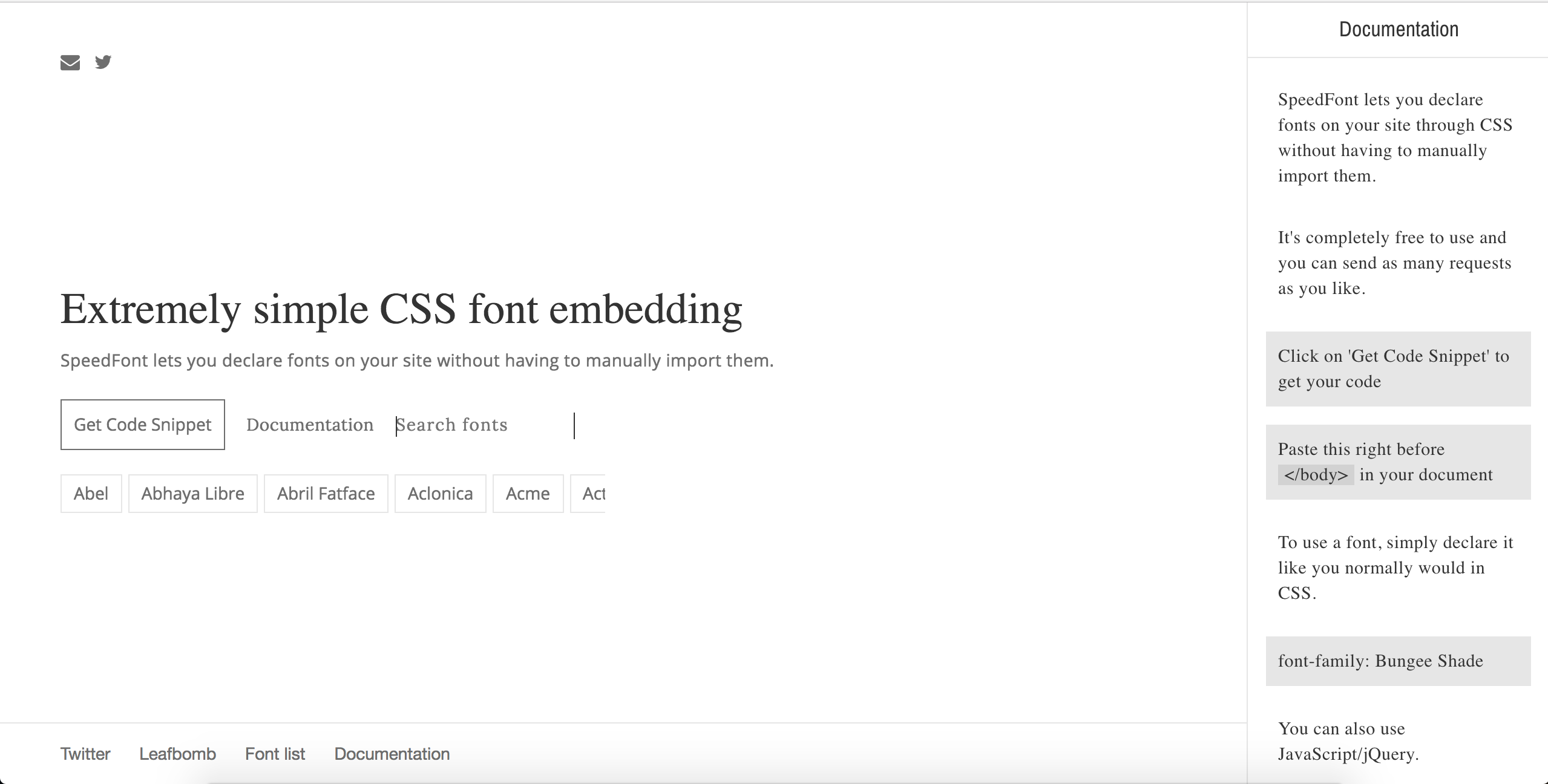 SpeedFont gallery image