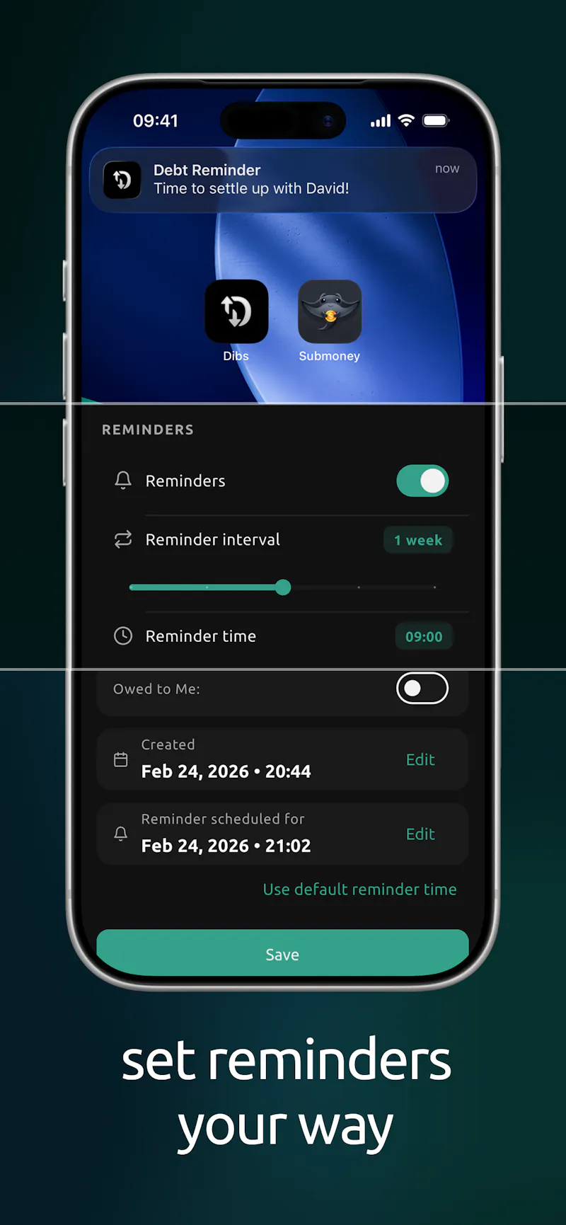 Dibs screenshot 4