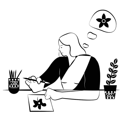 Indian Doodle Illustrations