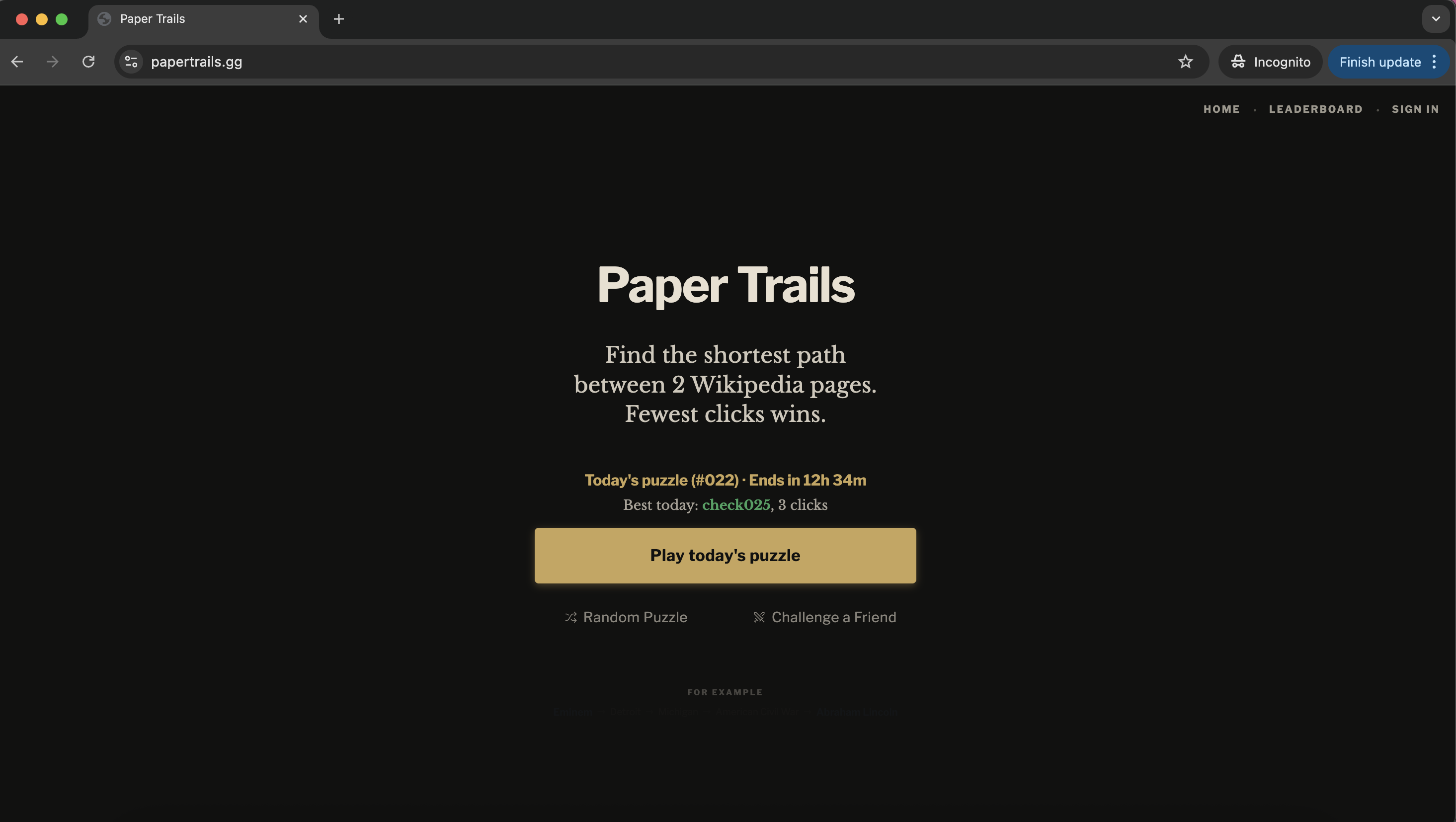 Paper Trails: A daily puzzle game gallery image
