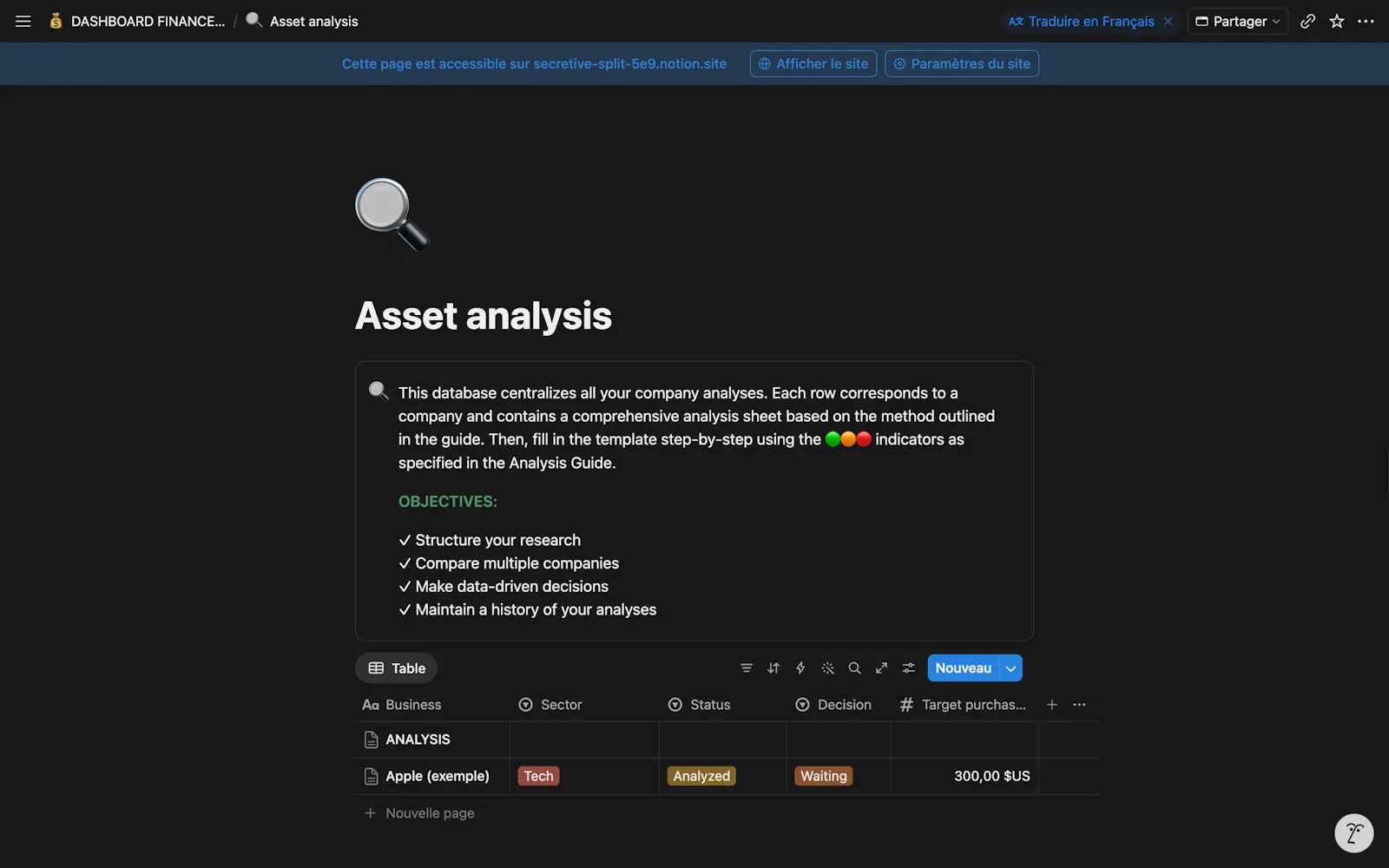 Investment Dashboard screenshot 5