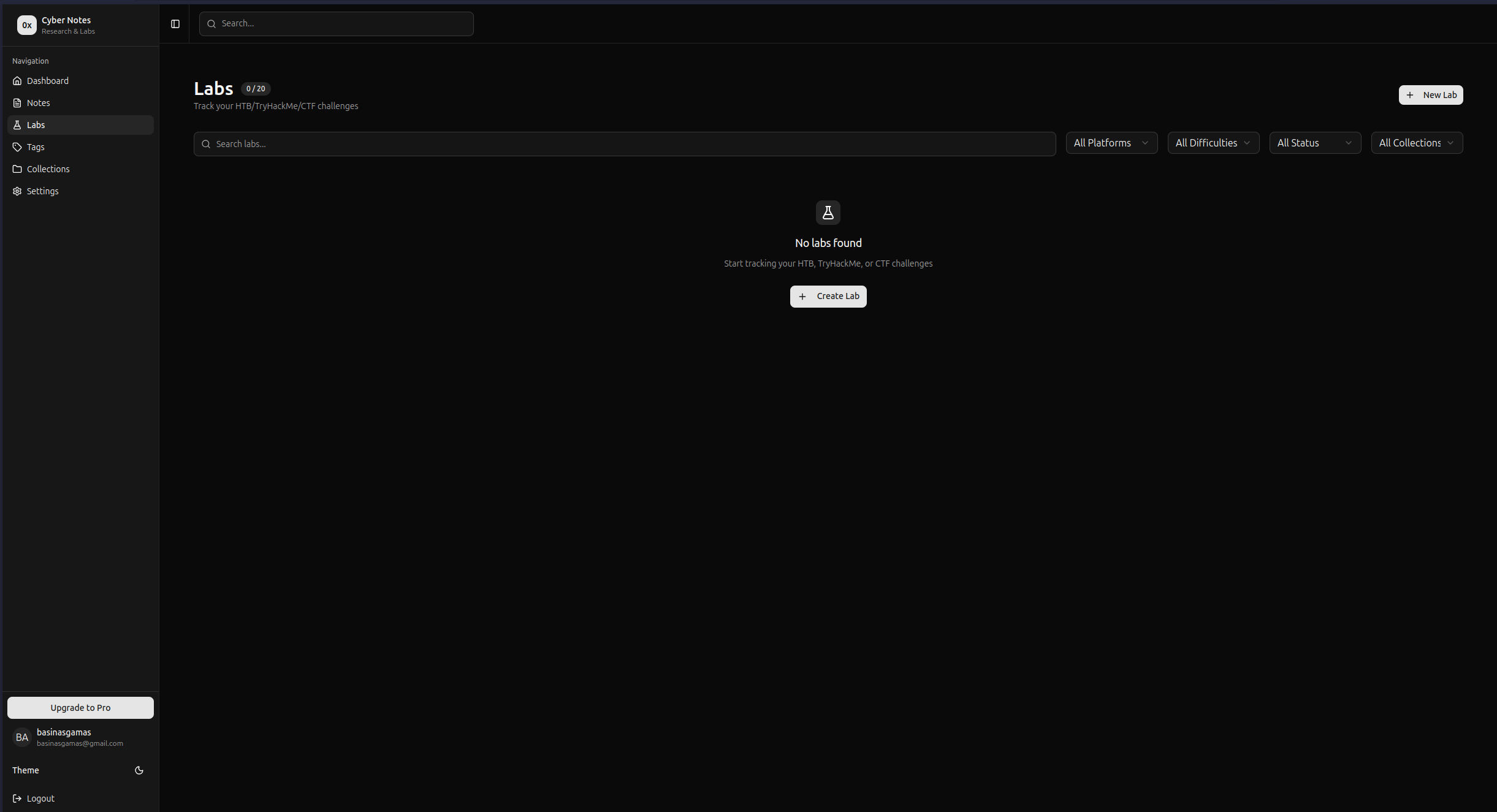 0xbasinascybernotes - Screenshot 3 showing product features and functionality