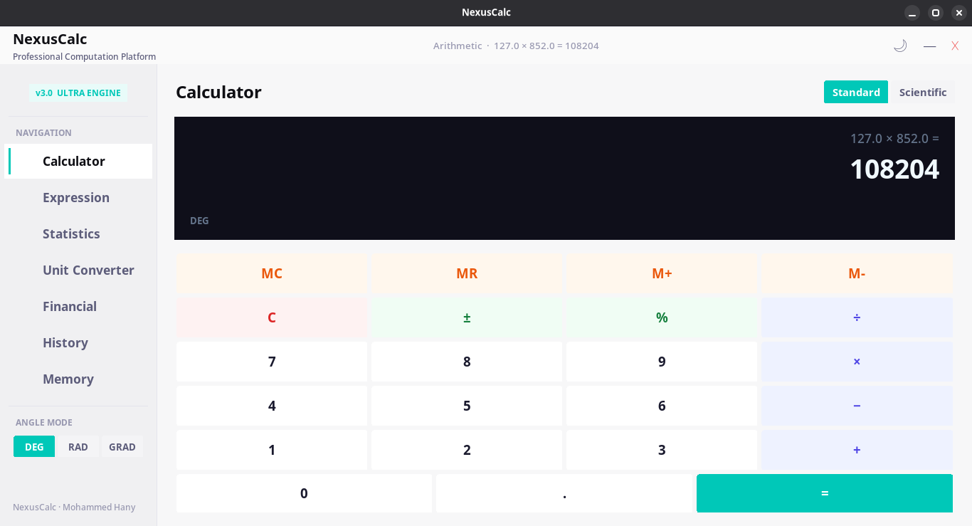Nexus Calculator gallery image