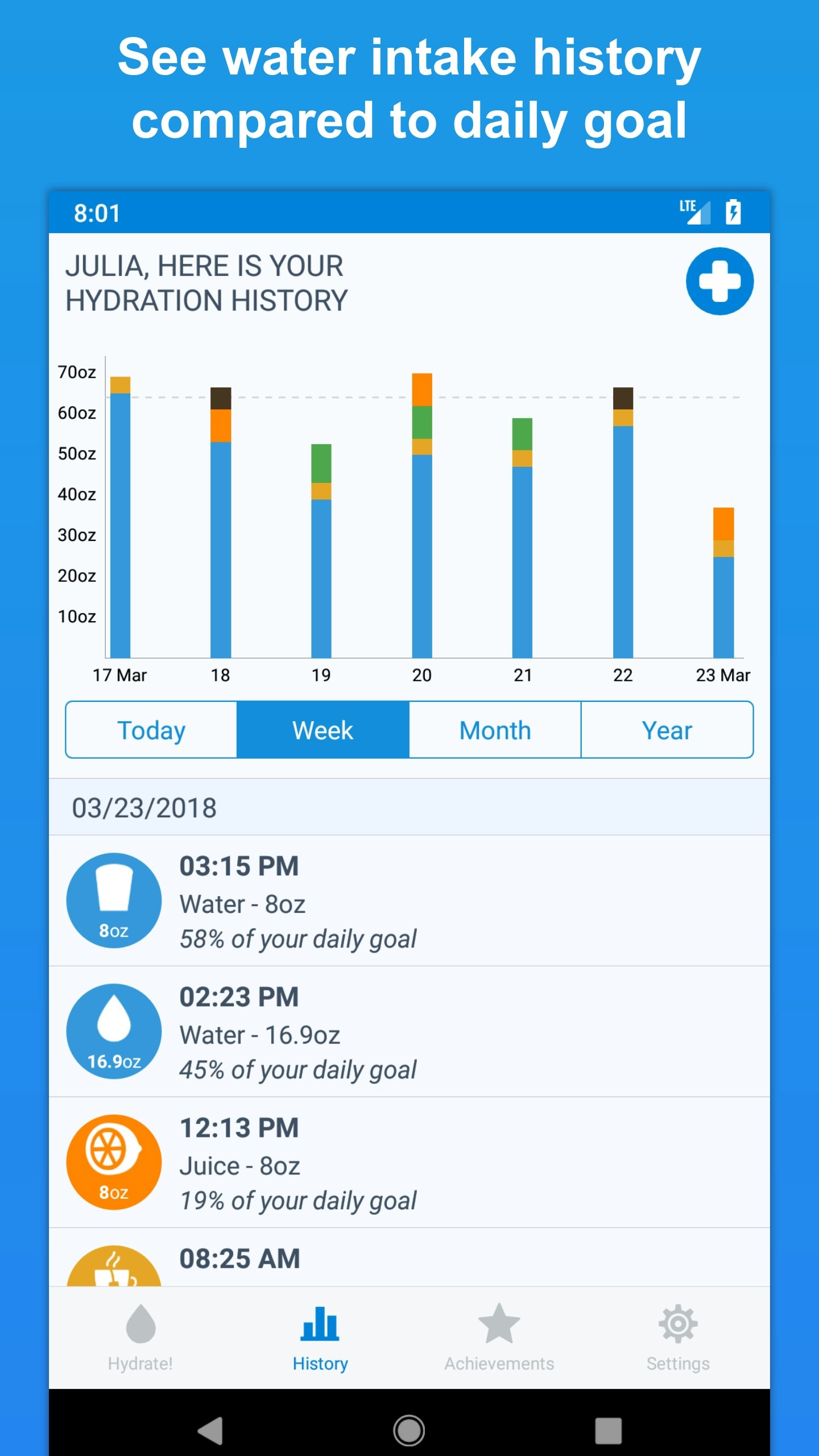 💧WaterMinder for Android gallery image