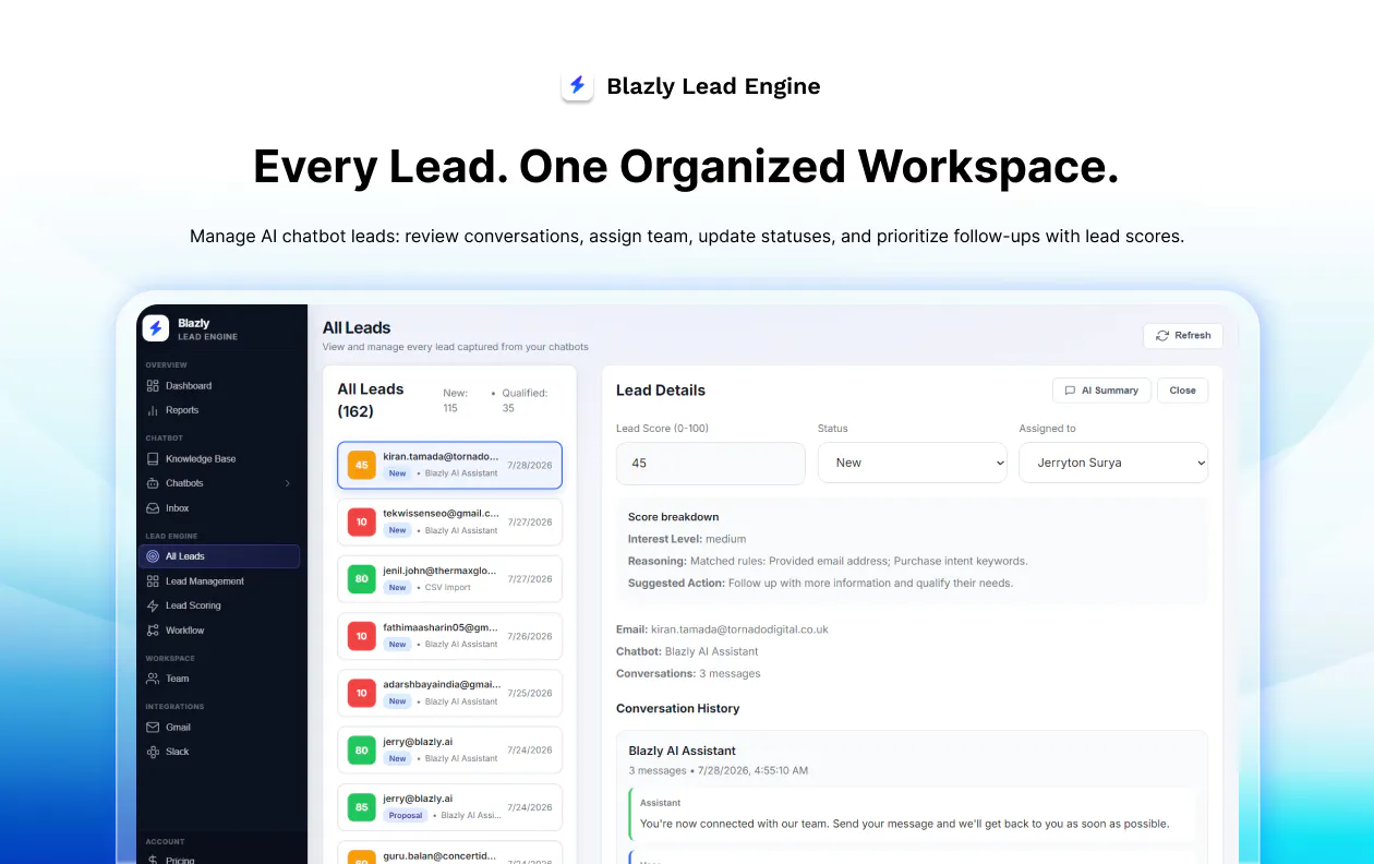 Blazly Lead Engine gallery image