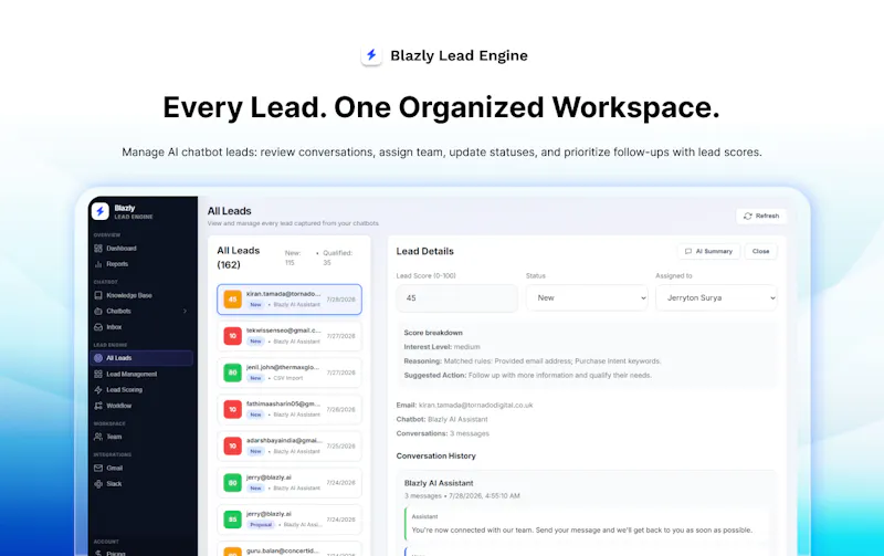 Blazly Lead Engine screenshot 7