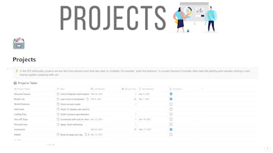 Getting Things Done Notion Template gallery image