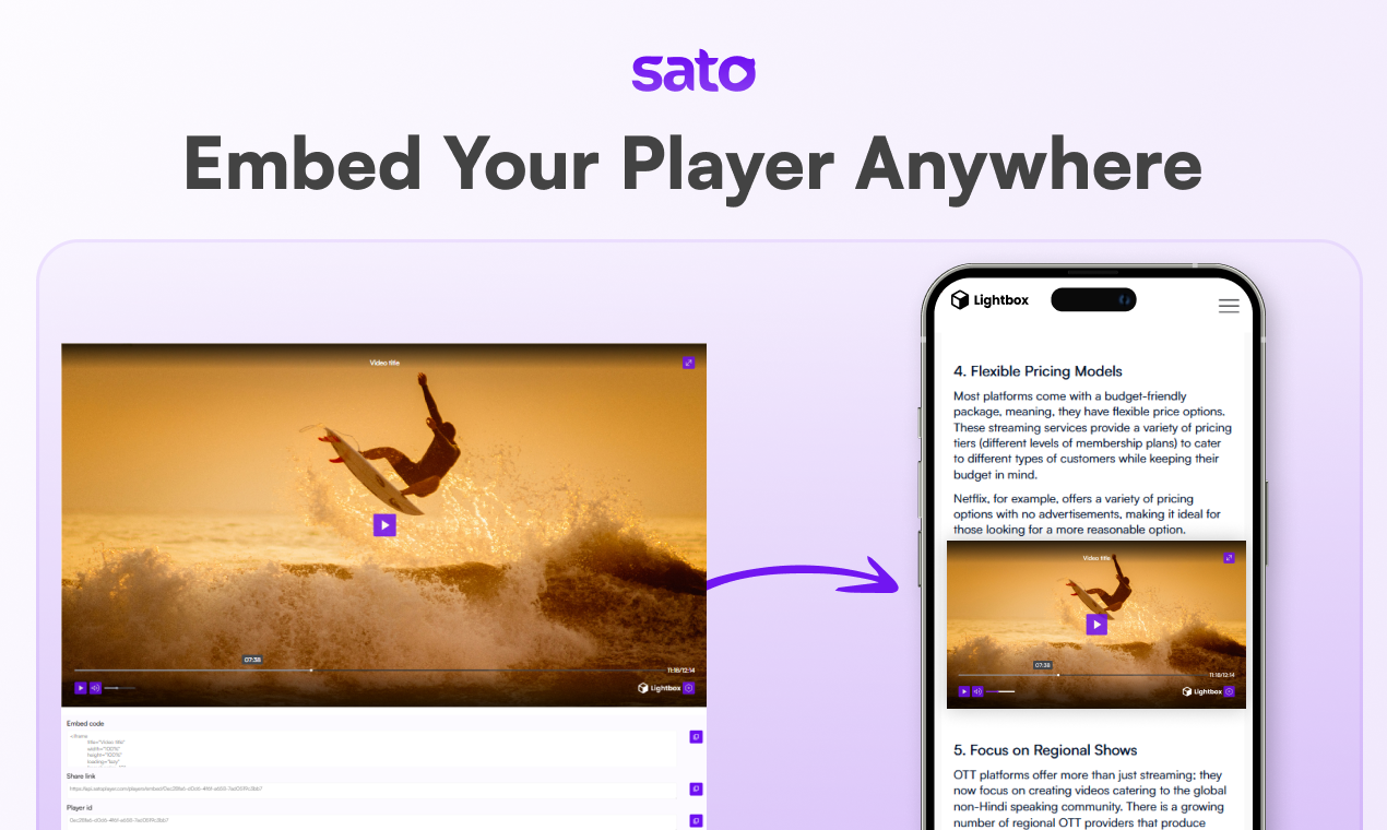Sato Video Player gallery image