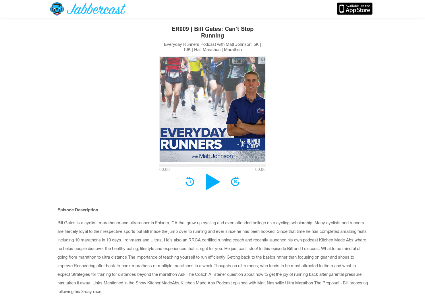 Everyday Runners Podcast with Matt Johnson: 5K | 10K | Half Marathon | Bill Gates: Can’t Stop Running gallery image