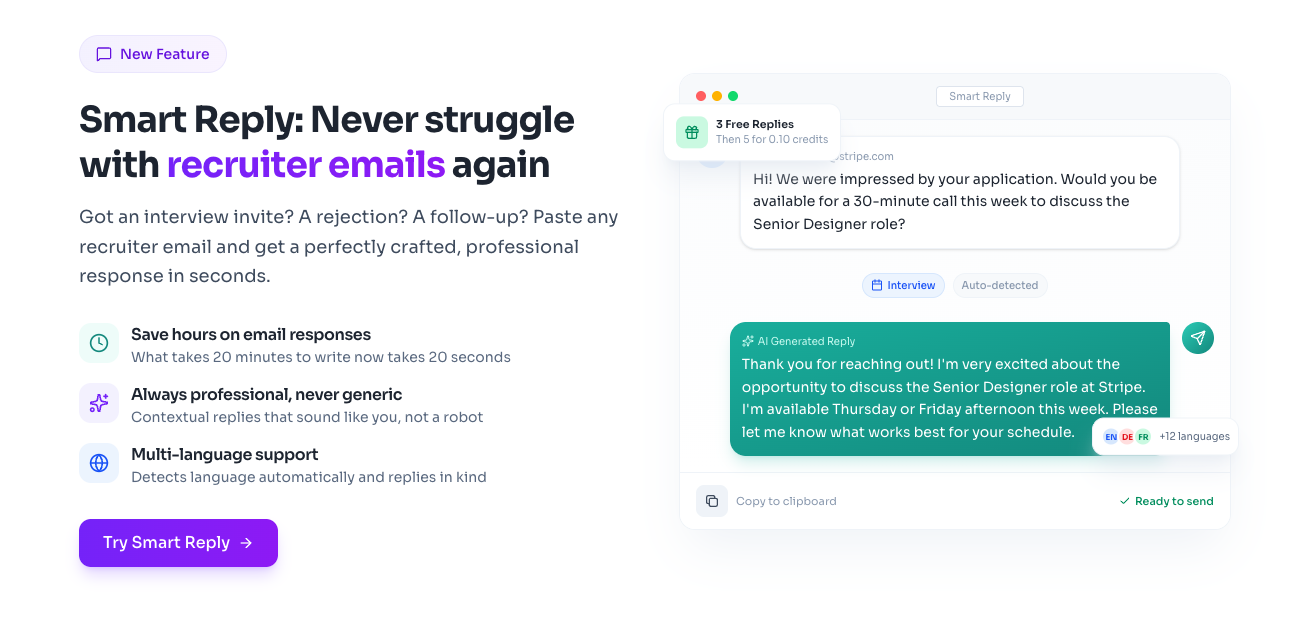 ApplyTailor - Screenshot 2 showing product features and functionality