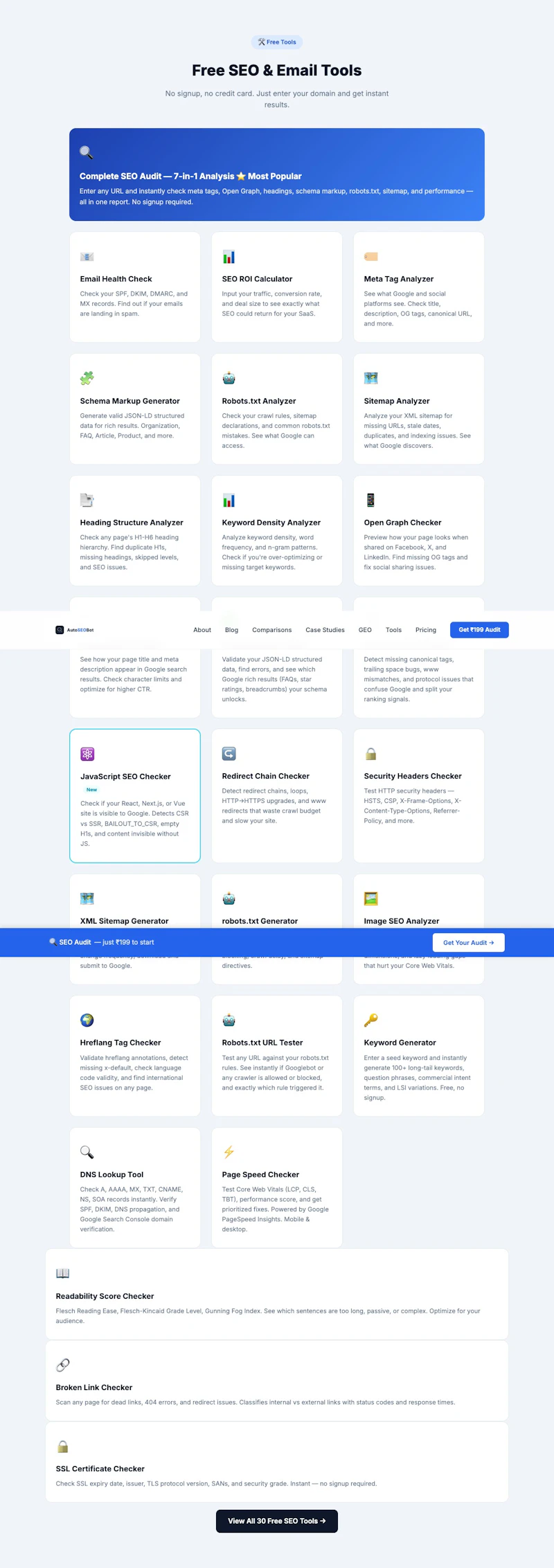 $2 SEO Audit screenshot 5
