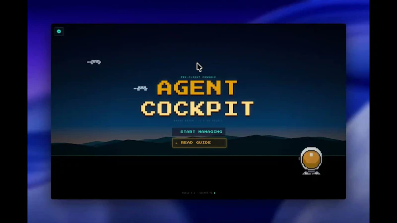 Agent Cockpit screenshot 1 (video preview)