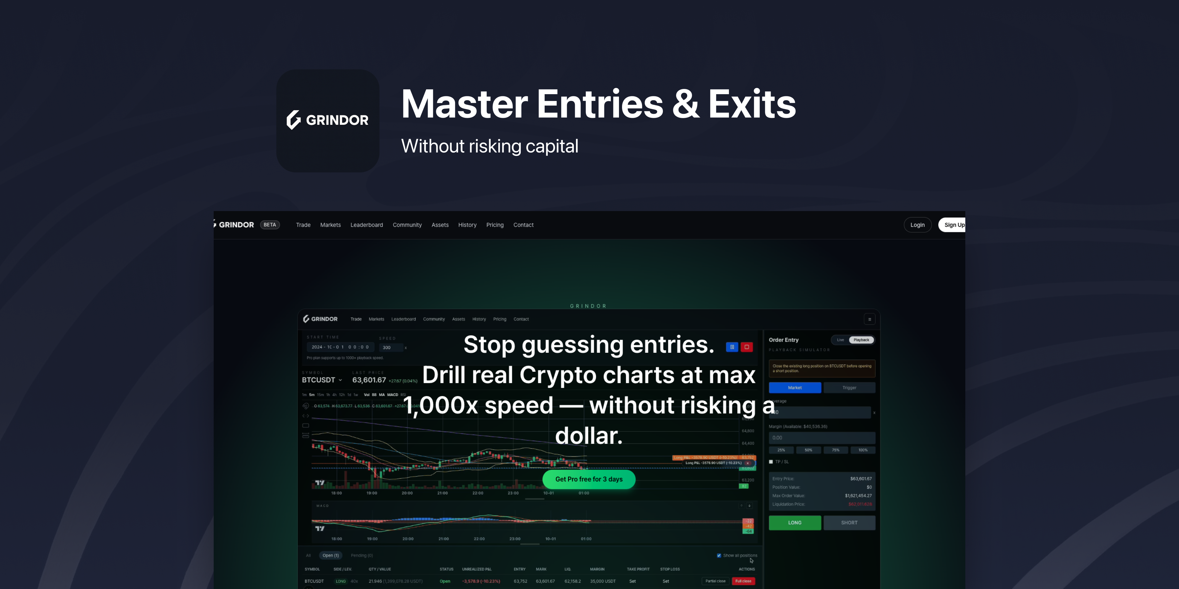 Grindor - Screenshot 2 showing product features and functionality
