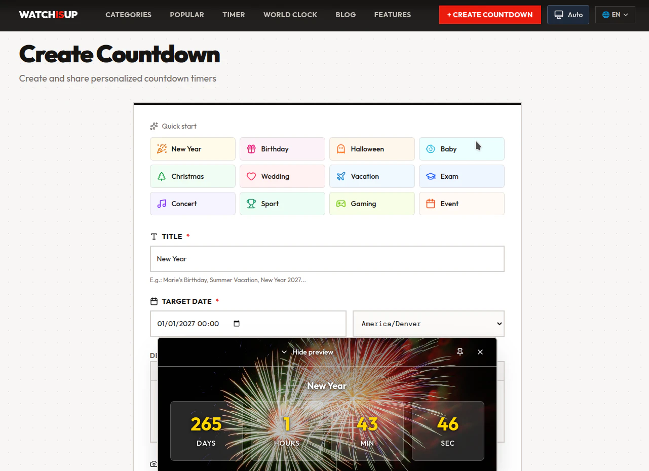 WatchIsUp 대표 미리보기