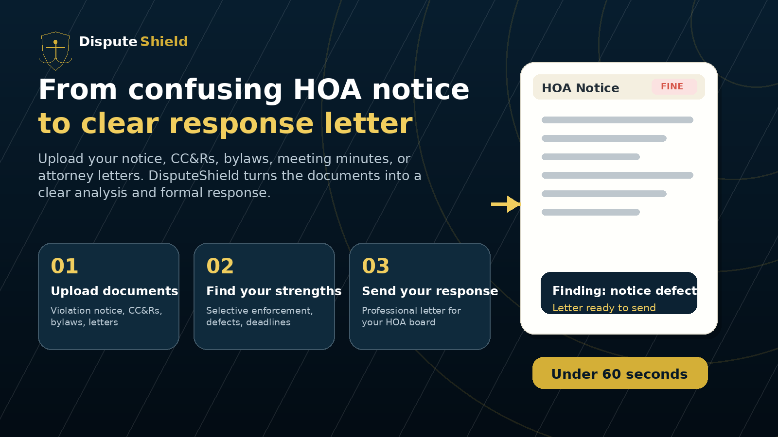 HOA Dispute Shield gallery image