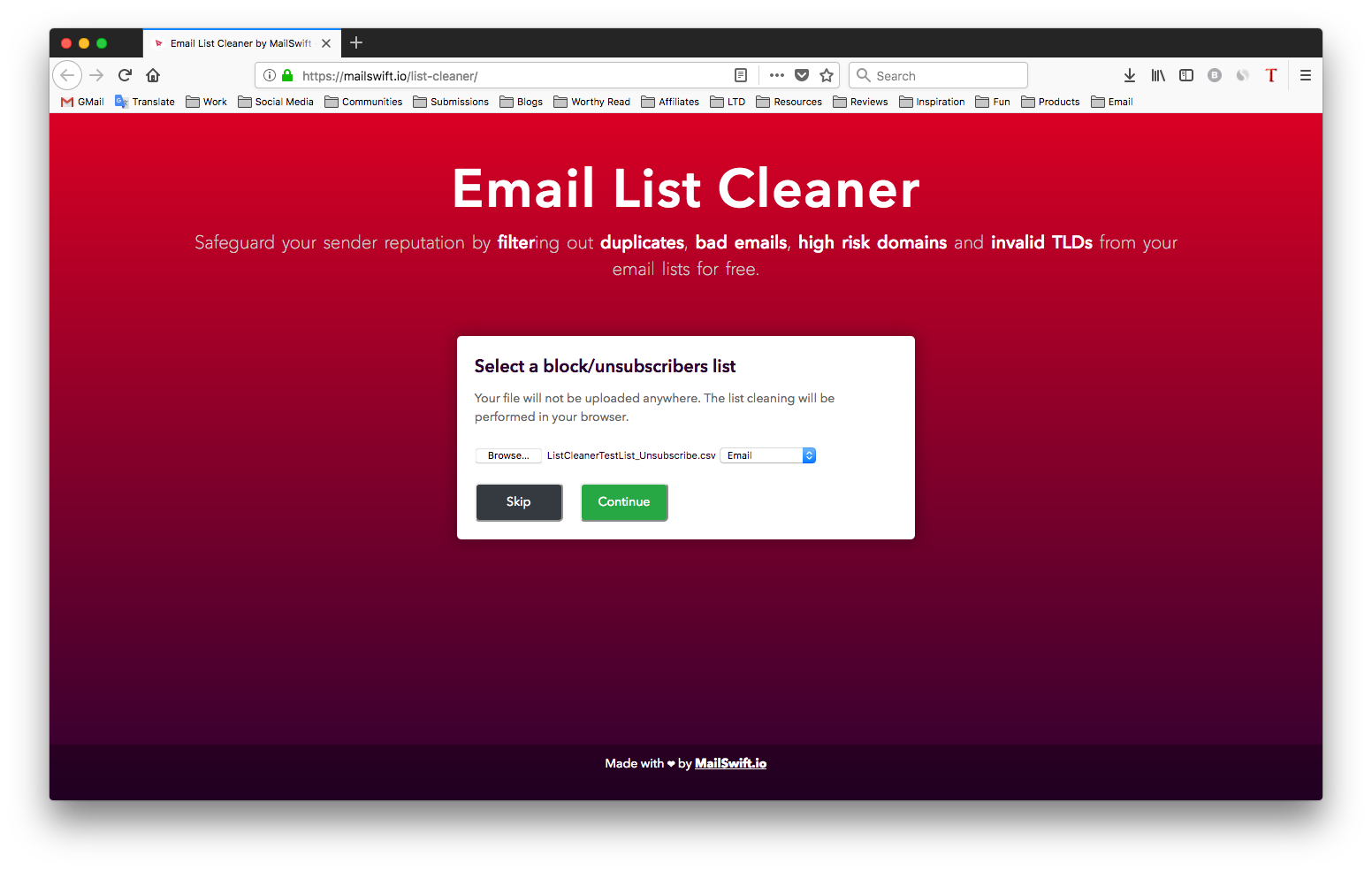 deep clean email lists