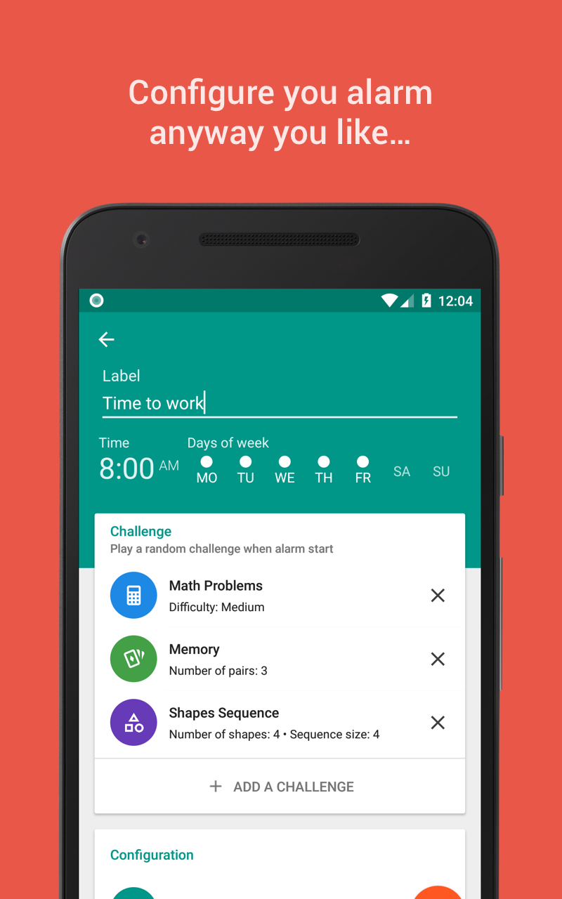 Challenges Alarm Clock gallery image