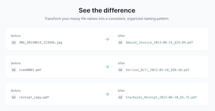 Rename My Invoice gallery image