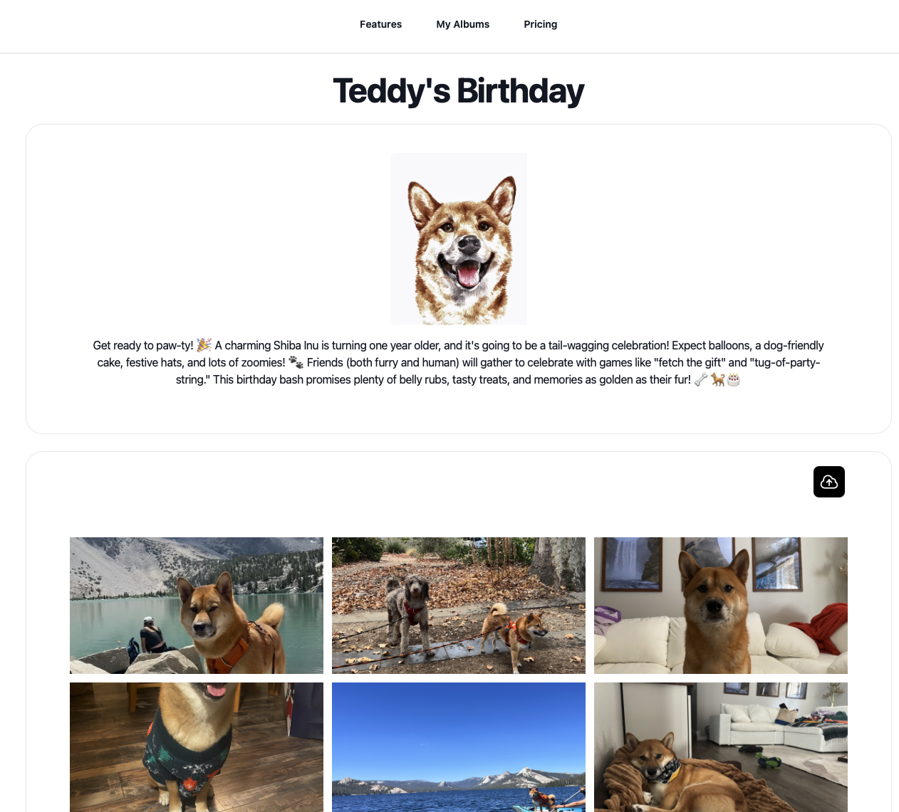 Candid Moments - Main screenshot showing features and interface