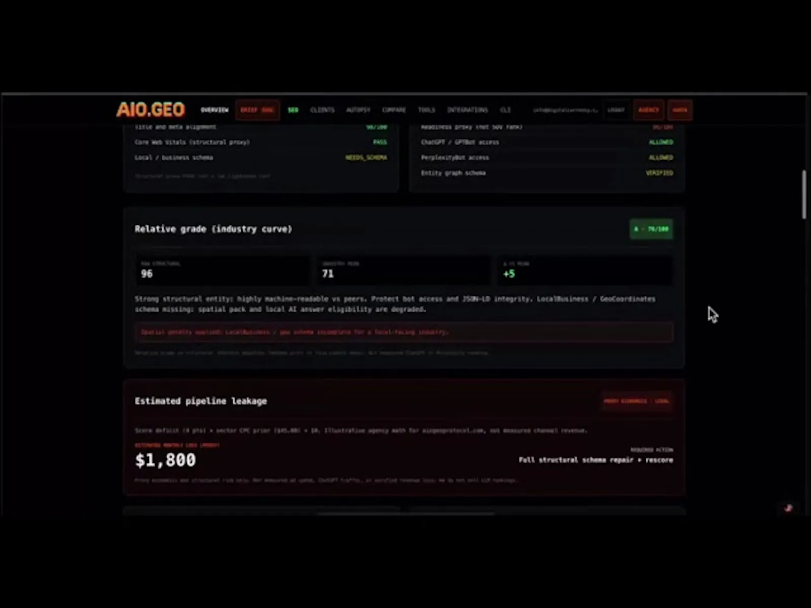 AIO.GEO Protocol screenshot 1 (video preview)