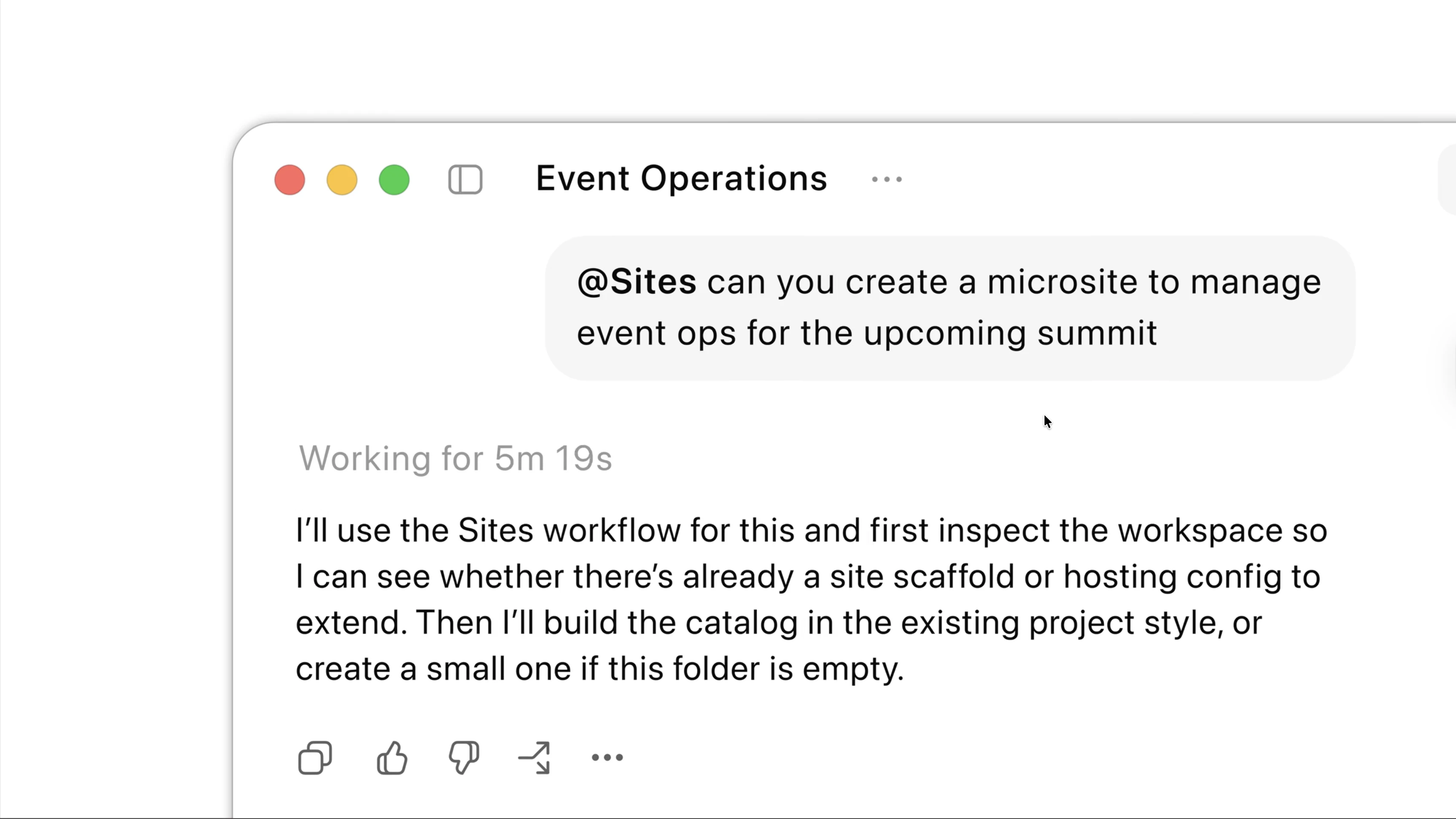 Codex Sites screenshot 4