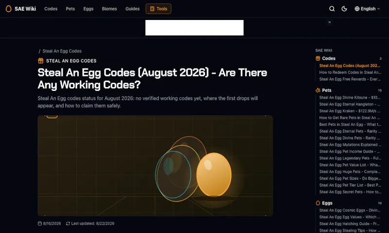 Steal An Egg Wiki screenshot 2