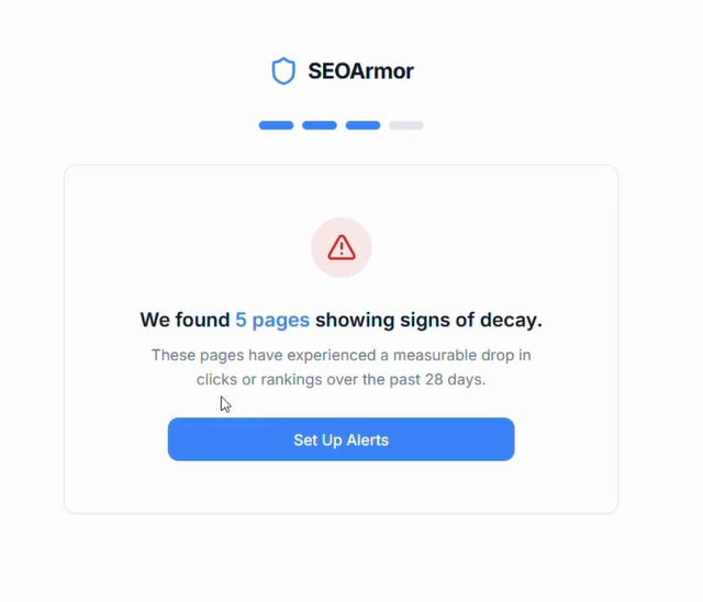 SEOArmor — Check Engine Light for SEO - Screenshot 4 showing product features and functionality