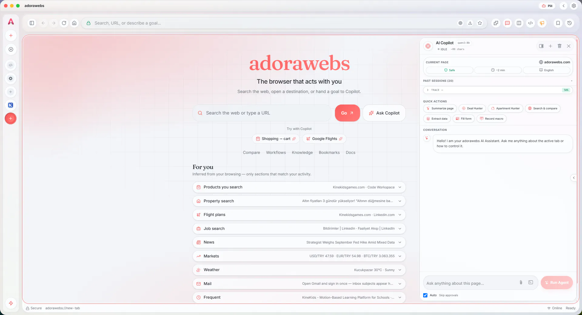 Adora Agentic Browser - Gets Things Done gallery image