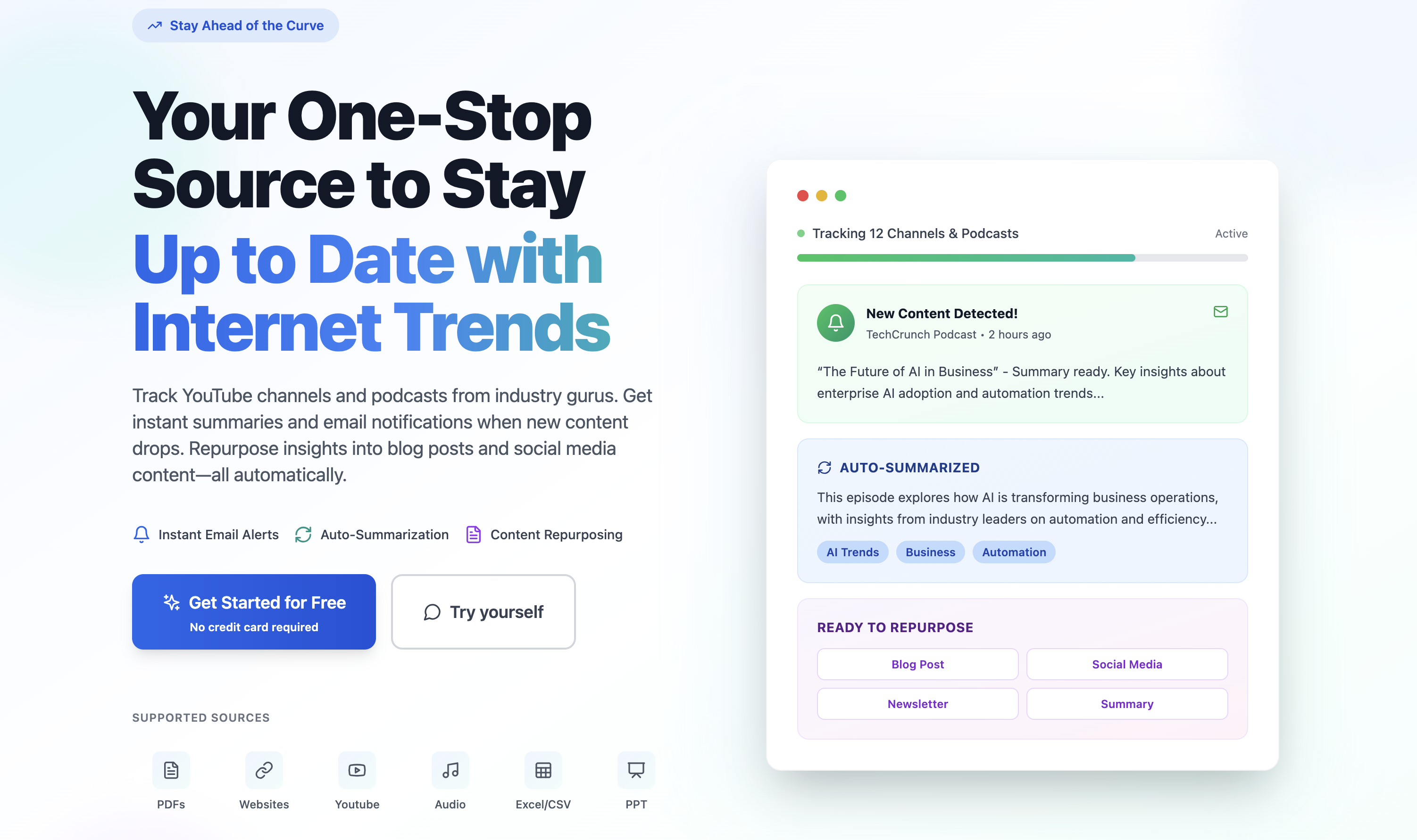 IngestGPT - Main product screenshot demonstrating key features and user interface