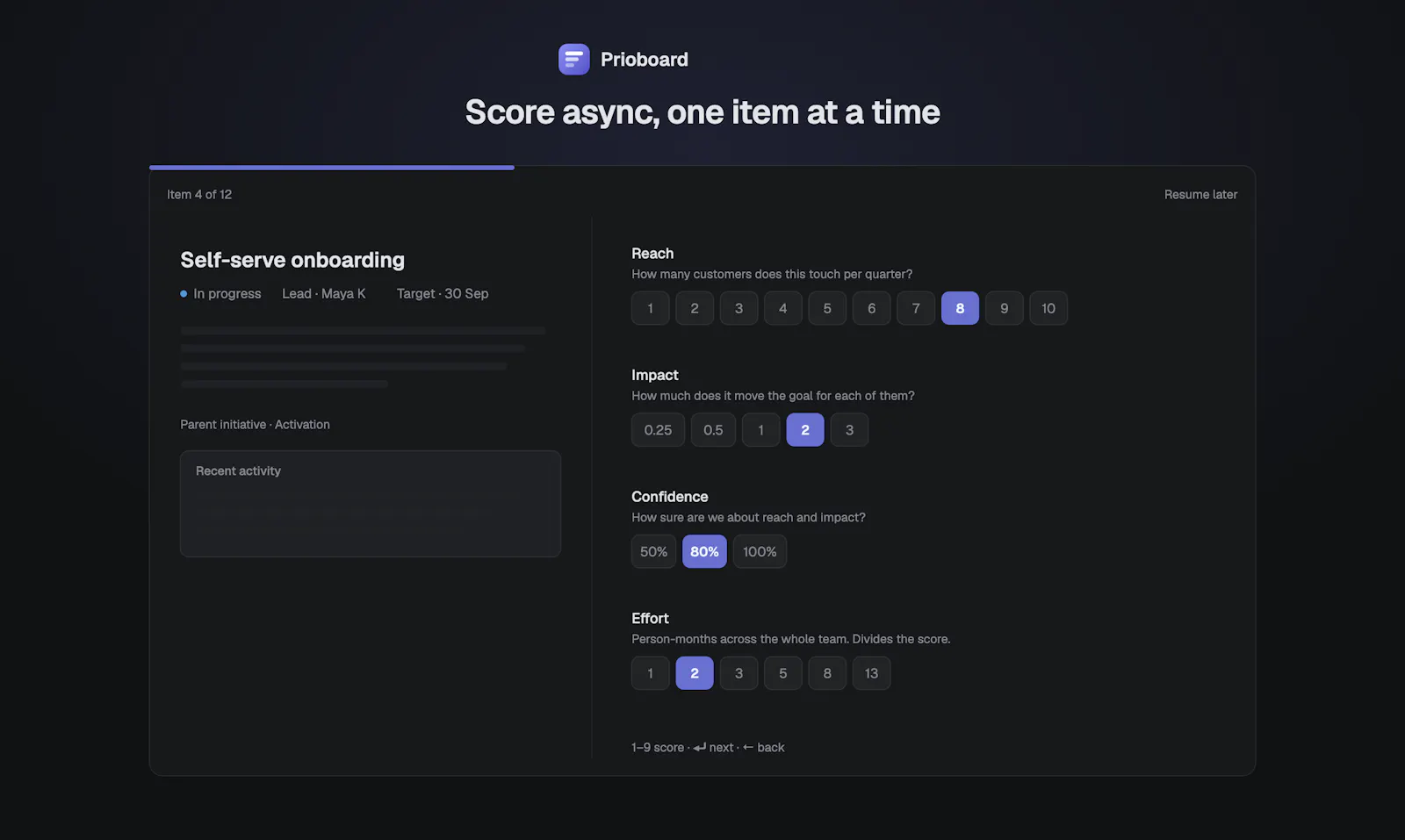 Prioboard screenshot 2